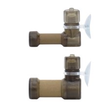 画像1: クリスタルアクア CO2拡散器 - スーパーミストCO2ディフューザー（S/Lサイズ） 4/6mmチューブ対応（耐圧チューブ推奨）　アクアリウム・水草水槽育成用 (1)