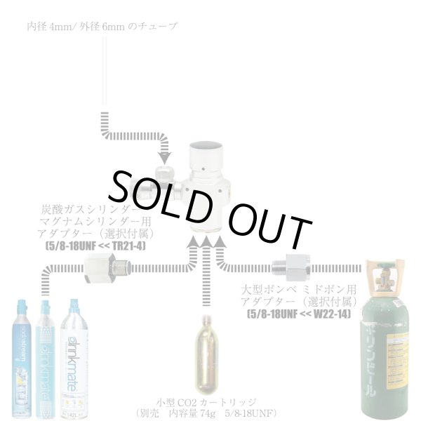 クリスタルアクア CO2レギュレーターS-0GR01A - 低流量水草育成