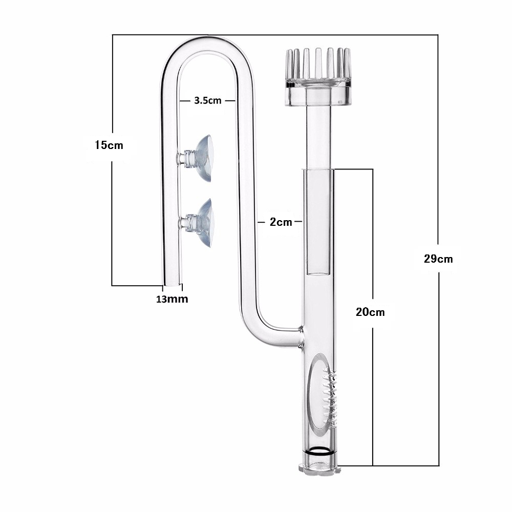 その他用品（）｜サーフェーススキマー ガラス製 外部フィルター用吸水パイプ 油膜取り 12/16mm・16/22mm ｜[G-SKIMMER]  CO2添加用品、水槽用LEDライト通販 クリスタルアクア 本店